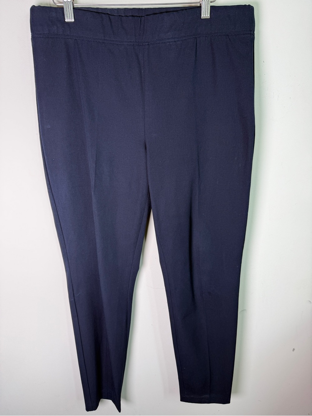 Talbots Navy Skinny Ankle Pull-On Pants Sz 12